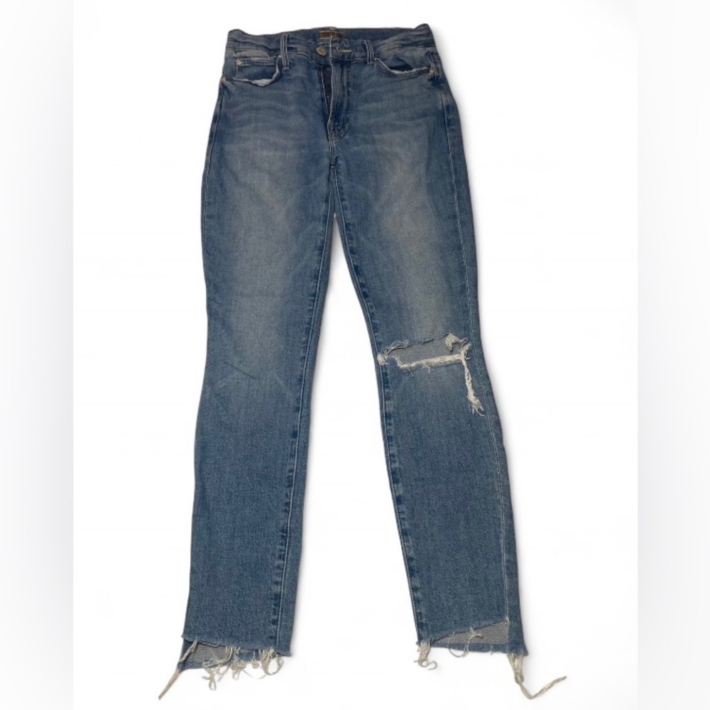 MOTHER The Stunner Ankle Step Fray Jeans in Exposed Secret Sister Size 25 - Picture 4 of 11